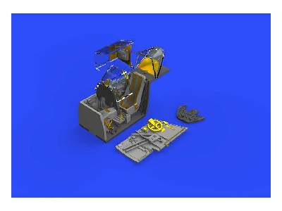 Bf 109F cockpit w/  early seat 1/48 - Eduard - image 11