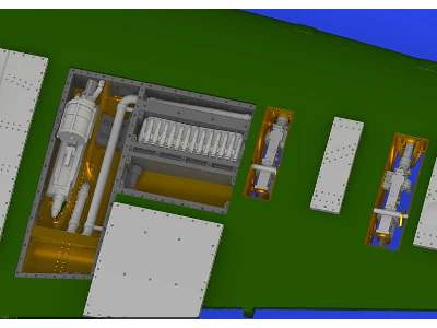 Spitfire Mk. VIII gun bays 1/72 - Eduard - image 4