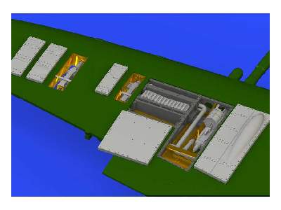 Spitfire Mk. VIII gun bays 1/72 - Eduard - image 8