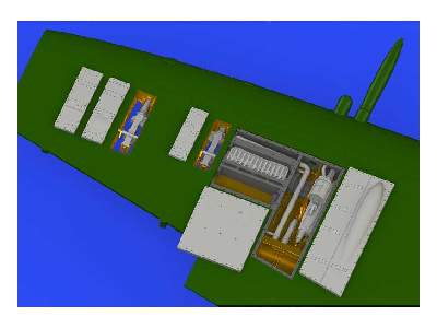 Spitfire Mk. VIII gun bays 1/72 - Eduard - image 9