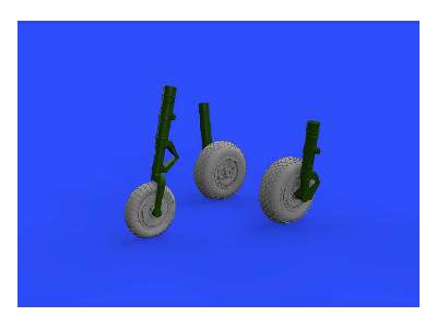 Me 262 wheels 1/72 - Airfix - image 6