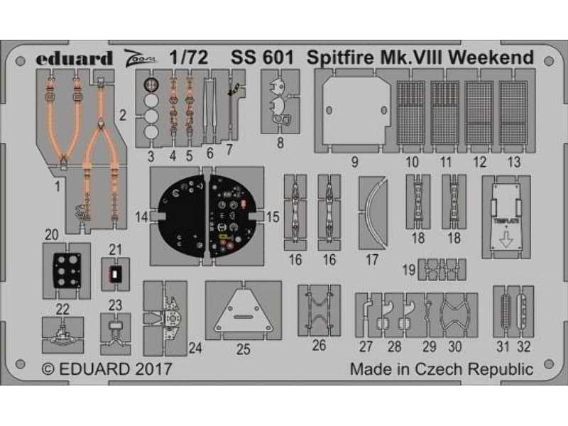 Spitfire Mk. VIII Weekend 1/72 - Eduard - image 1