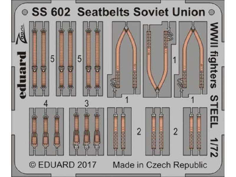 Seatbelts Soviet Union WW2 fighters STEEL 1/72 - image 1