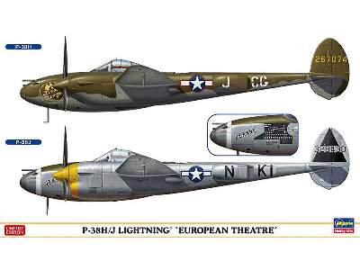 P-38h/J Lightning &quot;european Theatre&quot; (2 Kits) - image 1
