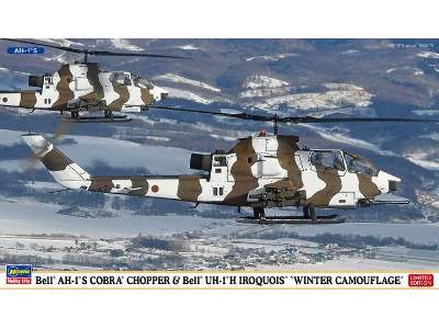 Bell Ah-1s Cobra Chopper &amp; Uh-1j Iroquois Winter Camouflage - image 1