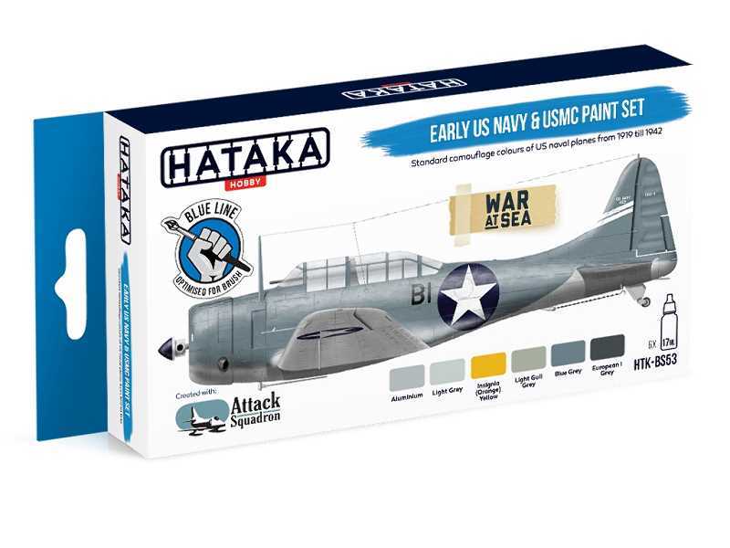 HTKBS53 Early US Navy &amp; USMC paint set - image 1