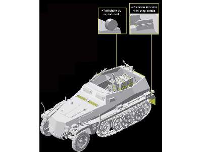 Sd.Kfz.250/7 Alte Ieichte Schutzenpanzerwagwn Granatwer - image 12