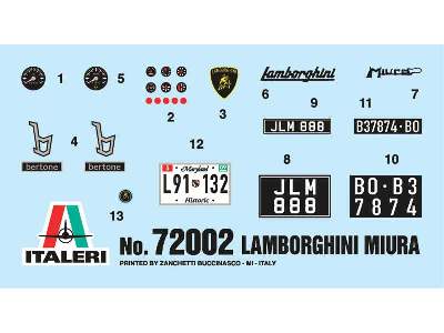 Lamborghini Miura - Model Set - image 3