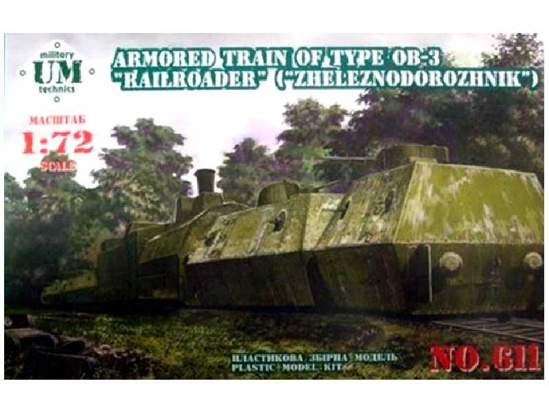 Biaxial 20 Ton PlatformSoviet Armored Train of type OB-3 - image 1