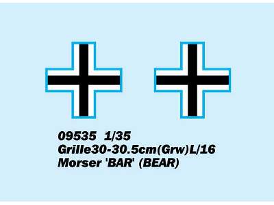 Grille30-30.5cm(Grw)L/16 Morser Bar (Bear) - image 3