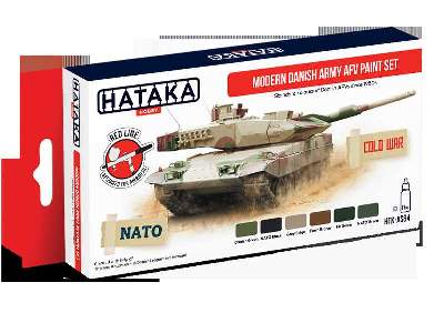 HTK-AS84 Modern Danish Army AFV paint set - image 1