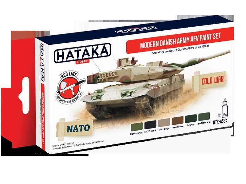 HTK-AS84 Modern Danish Army AFV paint set - image 1