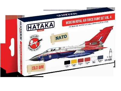Hataka HTK-AS73 Modern RAF Aircraft PT 2 8 couleurs paint set 