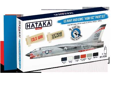 HTK-BS18 US Navy &amp; USMC &quot;high-viz&quot; paint set - image 1