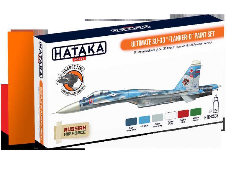 HTK-CS83 Ultimate Su-33 Flanker D paint set - image 1