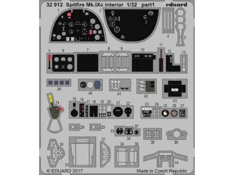 Spitfire Mk. IXc interior 1/32 - Revell - image 1