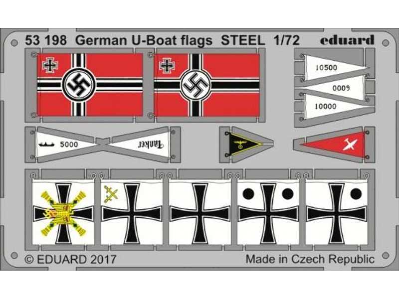 German U-boat flags STEEL 1/72 - image 1