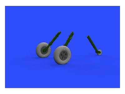 Spitfire Mk. IX wheels - 5 spoke 1/32 - Revell - image 7