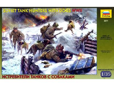 Soviet Tank Hunters w/Dogs WWII  - image 1