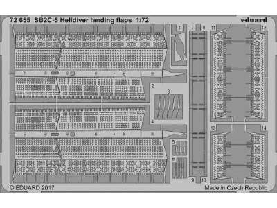 SB2C-5 Helldiver landing flaps 1/72 - Special Hobby - image 1