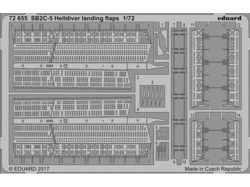 SB2C-5 Helldiver landing flaps 1/72 - Special Hobby - image 1