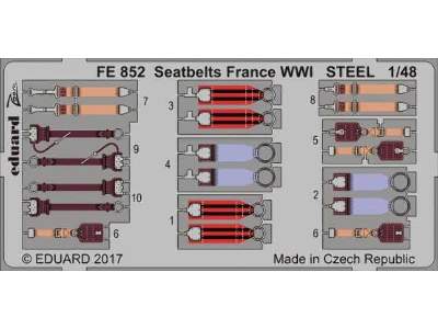 Seatbelts France WWI STEEL 1/48 - image 1