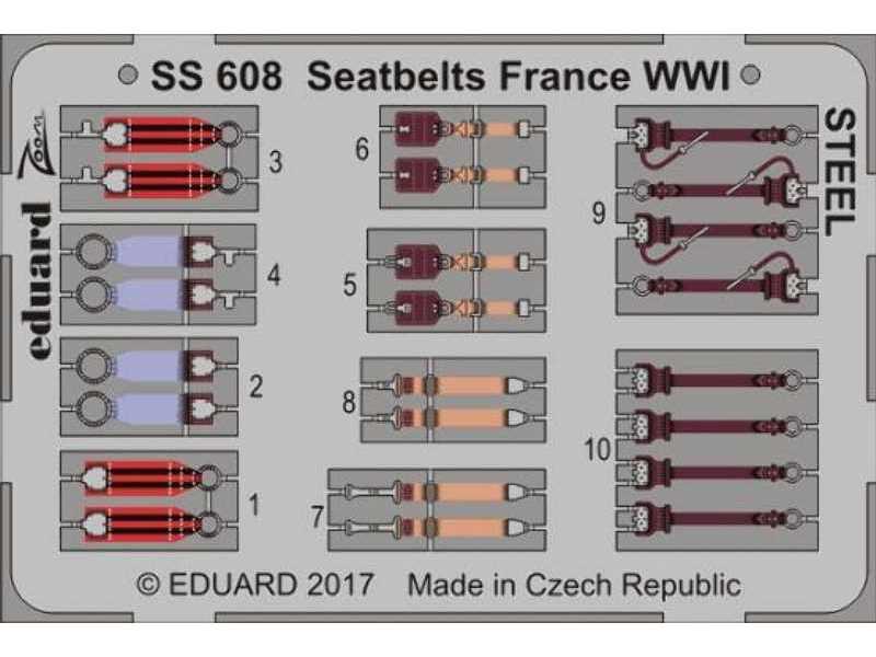 Seatbelts France WWI STEEL 1/72 - image 1