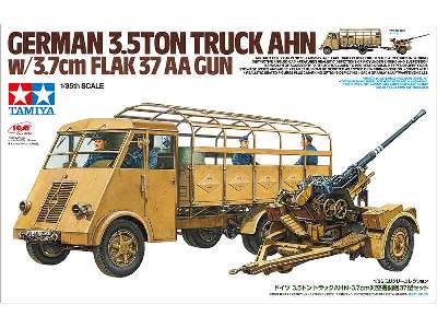 German 3.5ton Truck AHN - w/3.7cm Flak 37 AA Gun - image 2