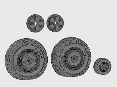 DH Mosquito wheels block tread set - image 3