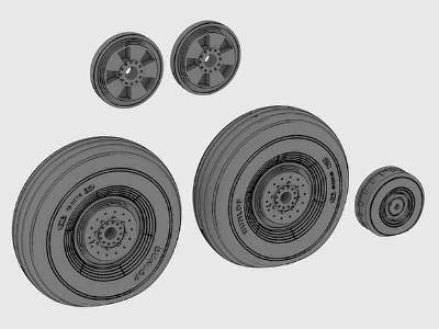 DH Mosquito wheels set - image 1
