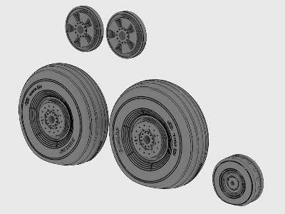 DH Mosquito wheels set - image 3