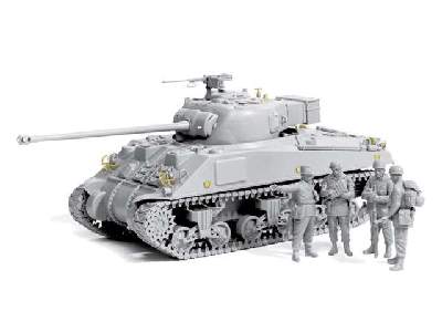 Sherman Vc Firefly w/MG gun and British Paratroopers - image 3