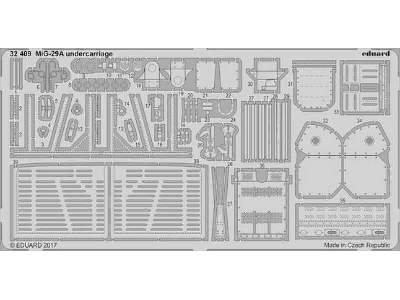 MiG-29A undercarriage 1/32 - Trumpeter - image 1