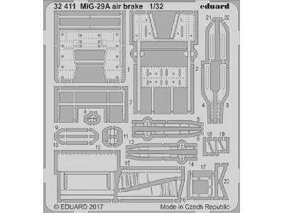 MiG-29A air brake 1/32 - Trumpeter - image 1