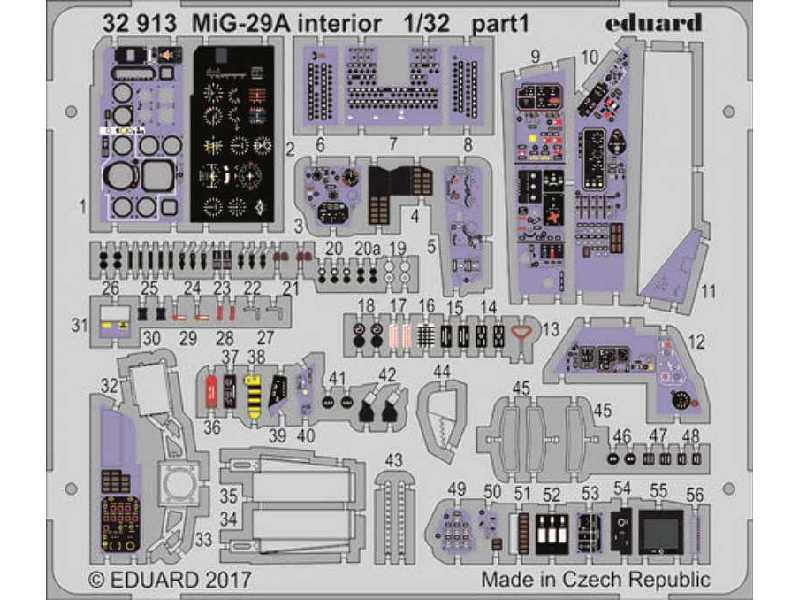 MiG-29A interior 1/32 - Trumpeter - image 1