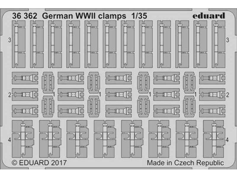 German WW2 clamps 1/35 - image 1