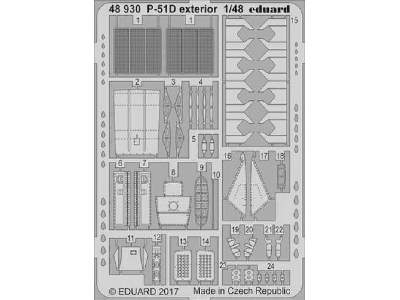 P-51D exterior 1/48 - Airfix - image 1