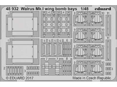 Walrus Mk. I wing bomb bays 1/48 - Airfix - image 1