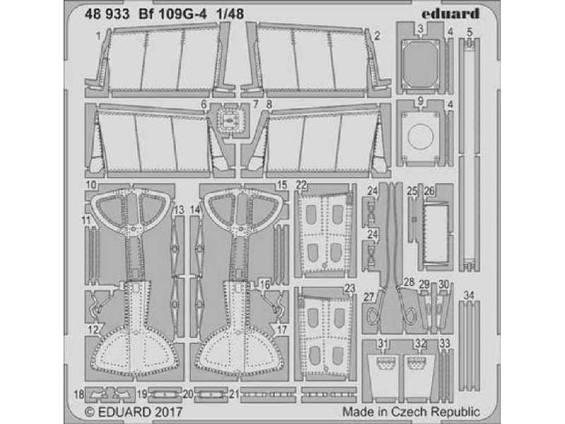 Bf 109G-4  1/48 1/48 - Eduard - image 1