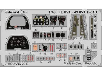 P-51D interior 1/48 - Airfix - image 1