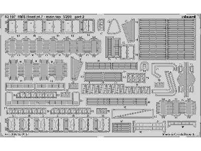 HMS Hood pt.  7 main top 1/200 - Trumpeter - image 2