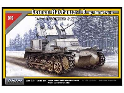 German Flak Panzer I A w/Ammo Trailer - image 1