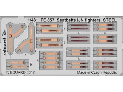 Seatbelts IJN fighters STEEL 1/48 - image 1