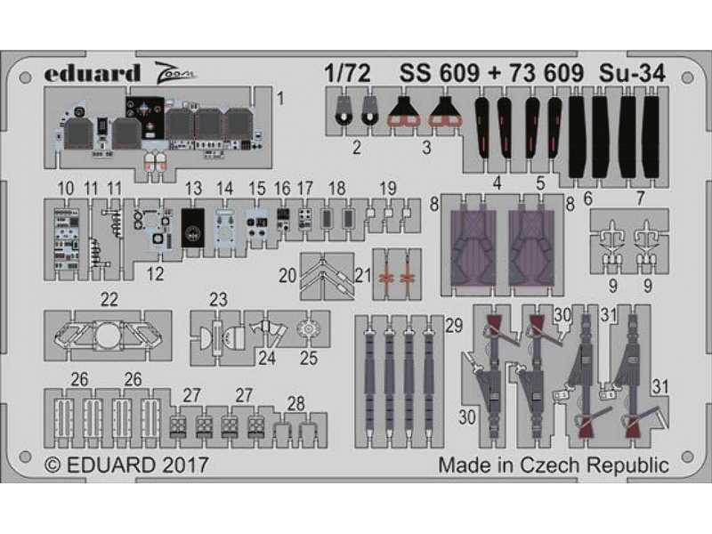 Su-34 1/72 - Trumpeter - image 1