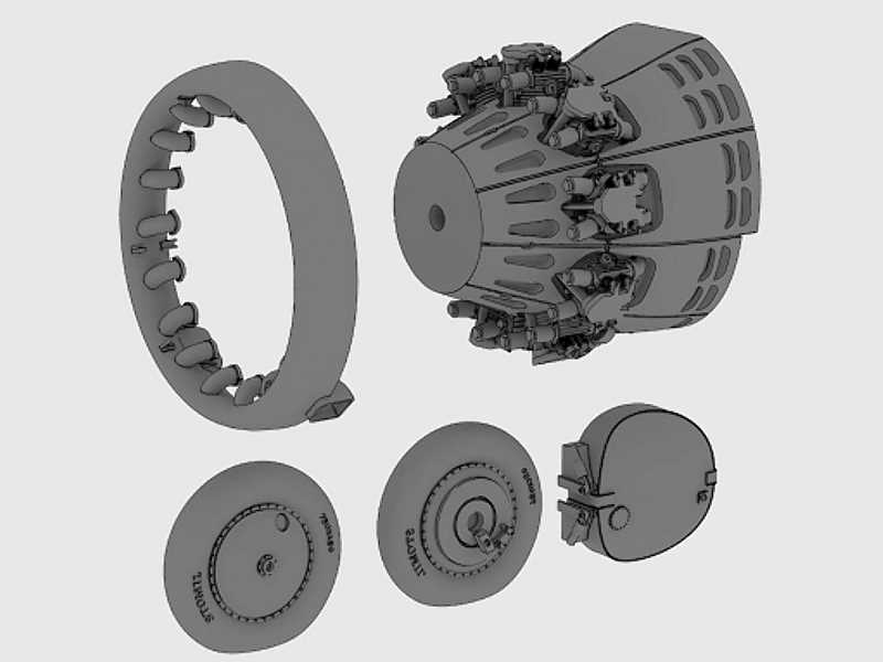 PZL P.11c upgrade set for Mirage kit - image 1