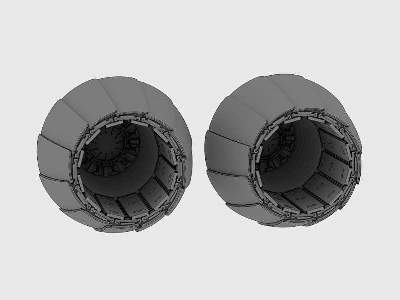 F/A-18 E/F Super Hornet engine nozzles for Hasegawa - image 3