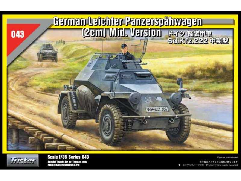 Sd.Kfz. 222 German Leichter Panzerspahwagen (2 cm) Mid Version - image 1