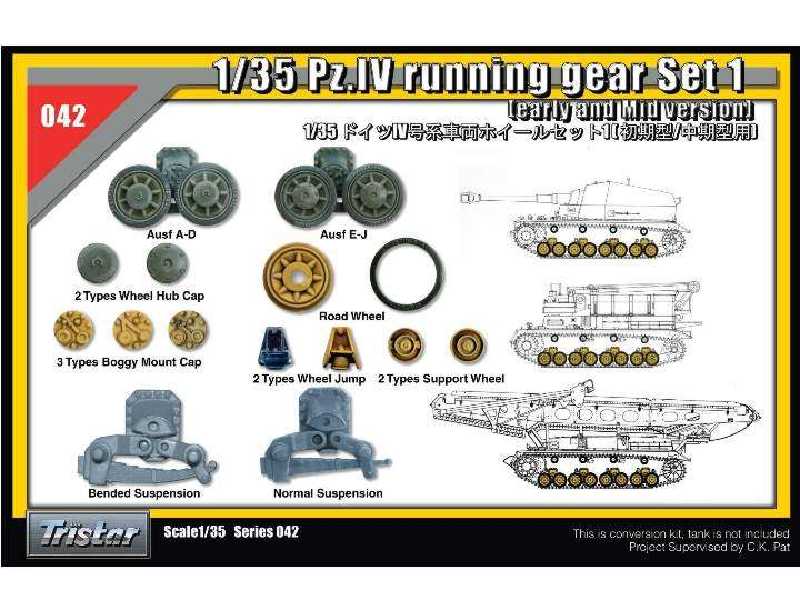 Pz IV 40cm Running Gear (Early and Mid Version) Set 2 - image 1