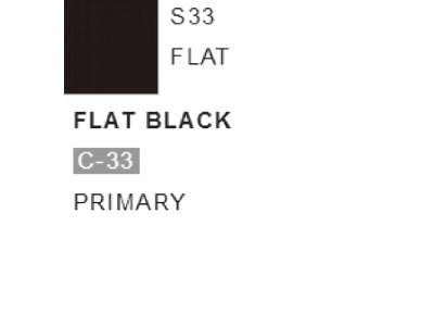 S033 Flat Black - (Flat) - image 1