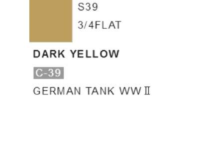 S039 Dark Yellow (Sandy Yellow) - (Flat) - image 1